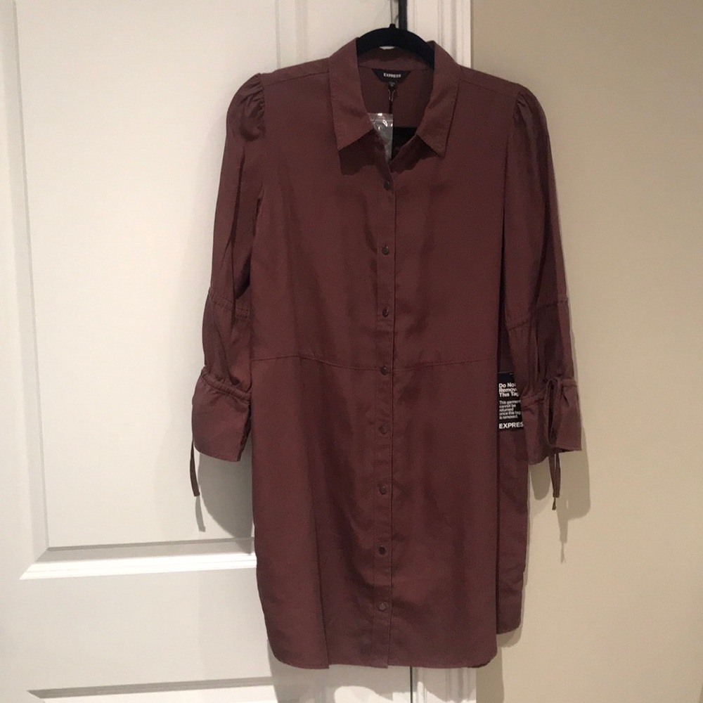Never worn express button down dress